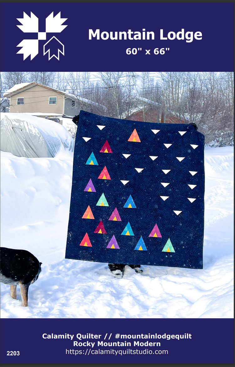 Mountain Lodge PDF Digital Quilt Pattern