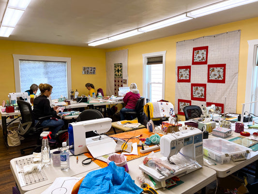Fabric and Friendships: Everyone Has An Opinion At Quilt Retreat